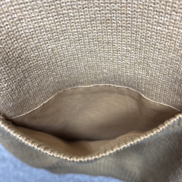 Paul Fredrick Double Breasted Cardigan Knit Men's XXL Tan Merino Wool Grandpa - Picture 12 of 16